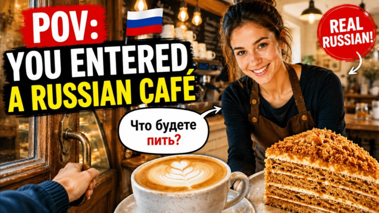 POV: You Accidentally Entered a Tiny Russian Café in Winter