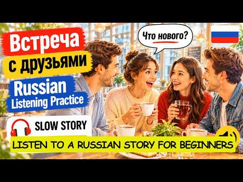 How Russians Meet Friends  at the cafe☕🇷🇺