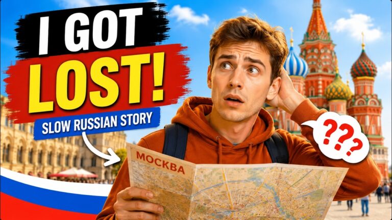 I Got Lost… Again 😄 | Funny Russian Phrases for Real Life 🇷🇺