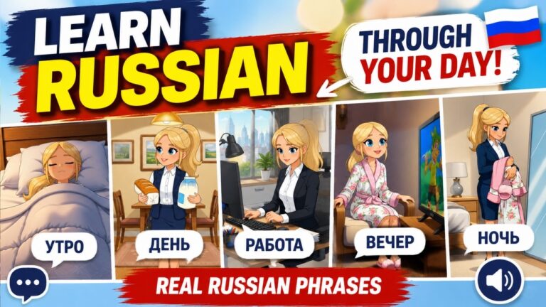 My Day in Russian: Natural Phrases You’ll Actually Hear Every Day