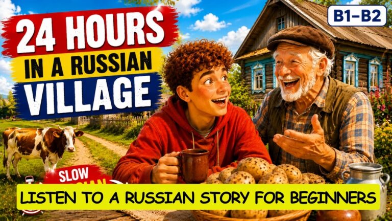 24 Hours in a Russian Village: Learn Real Russian Through a Story
